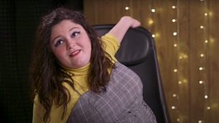 Comedian Megan Stalter delivers signature weirdness with new podcast <i>Confronting Demons</i>